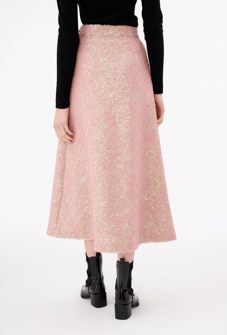 Odeeh Terry Sequins Rock, Rosé Schlussverkauf