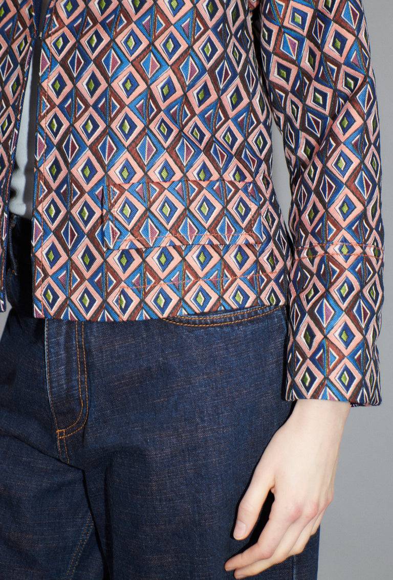 Odeeh Ethno Rhombs Jacke, Sapphire Meist gekauft
