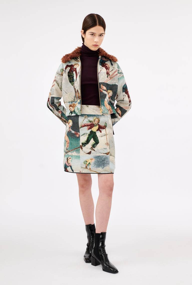 Odeeh Alpine Postcards Jacke, Multicolor Outlet