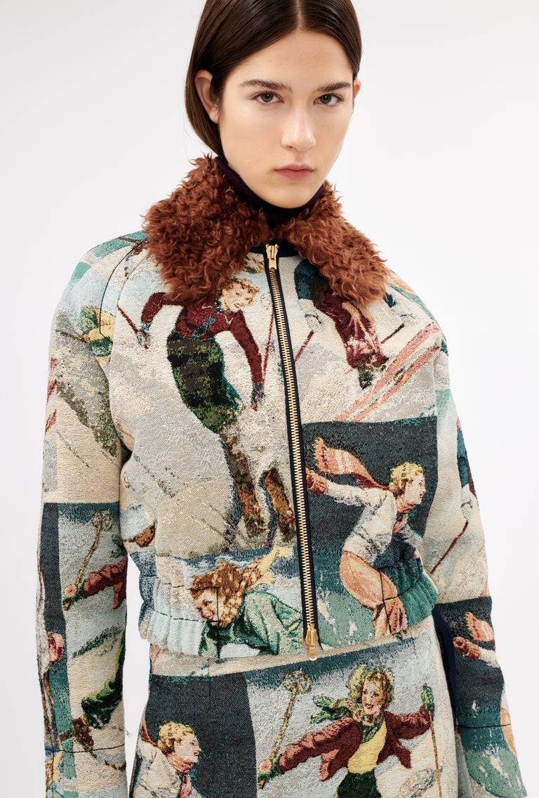 Odeeh Alpine Postcards Jacke, Multicolor Outlet