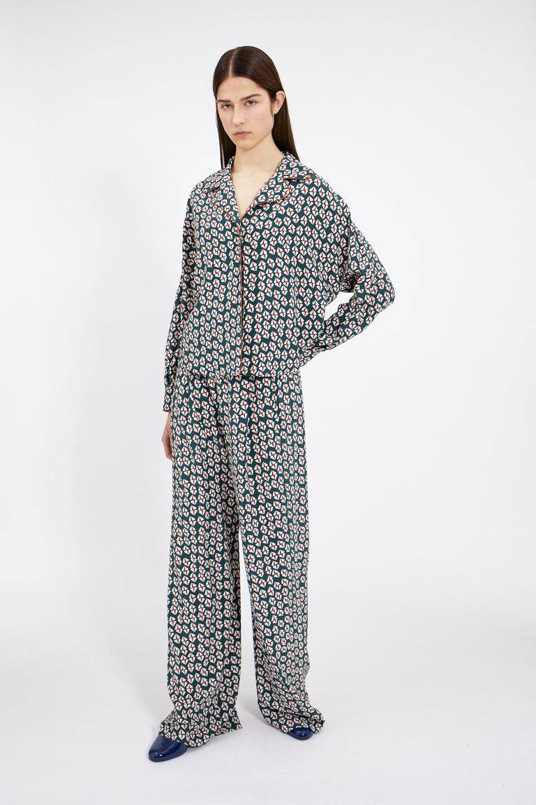 Odeeh Prisms Bluse, Juniper Auslauf