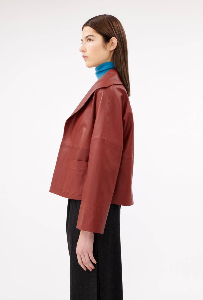 Odeeh Lamb Nappa Jacke, Tizian Red Schlussverkauf