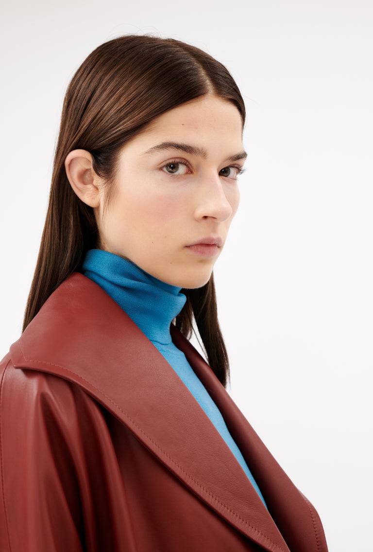 Odeeh Lamb Nappa Jacke, Tizian Red Schlussverkauf
