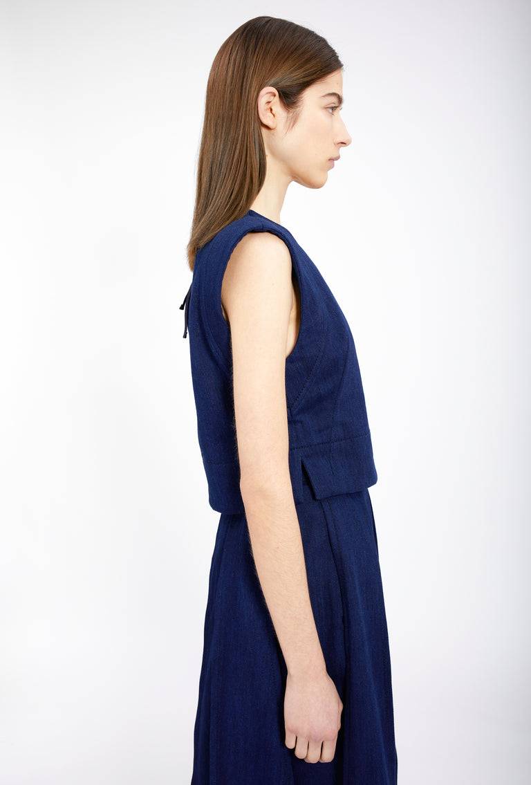 Odeeh Stretch Denim Shirt, Marine Auslauf
