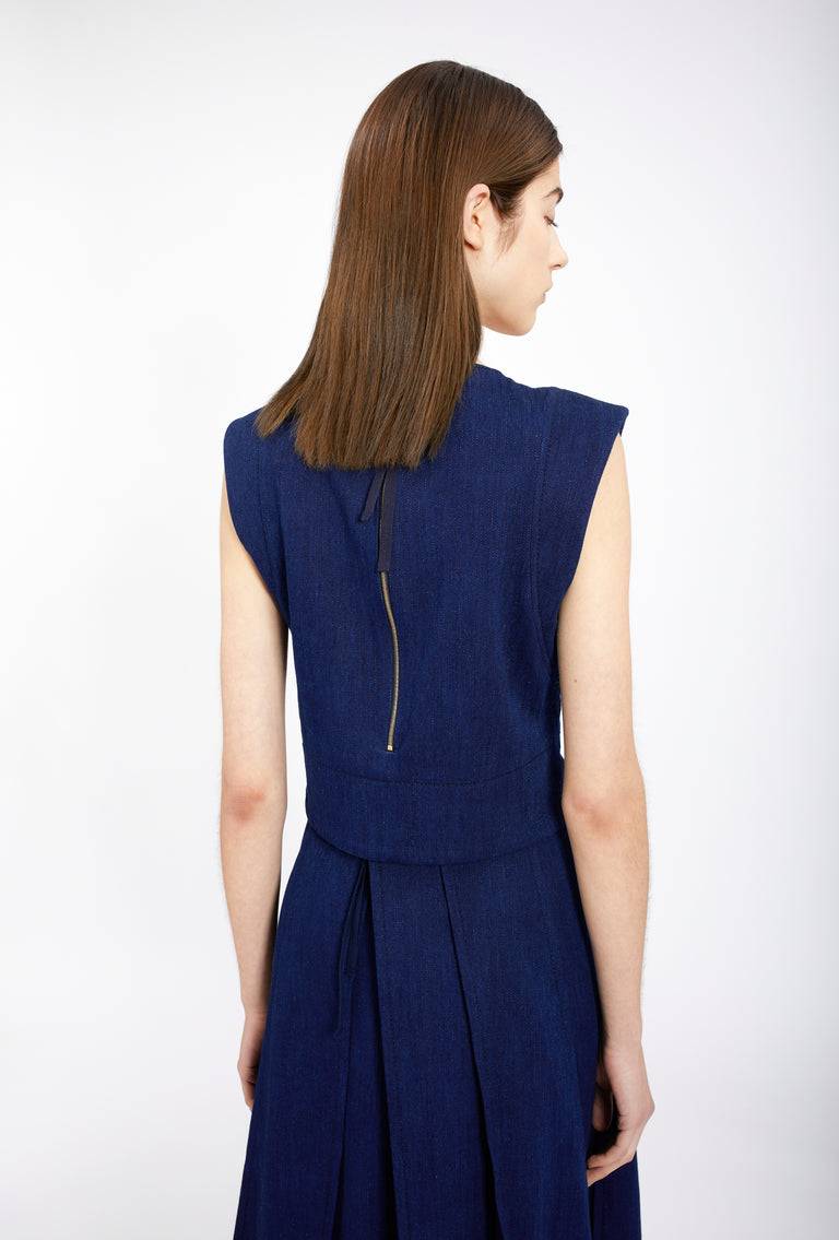 Odeeh Stretch Denim Shirt, Marine Auslauf