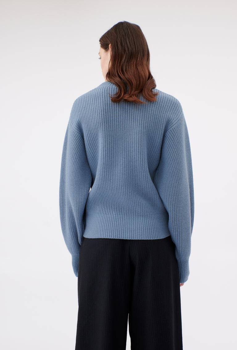 Odeeh Cash-Wool-Mix Pullover, Frosty Blue Online