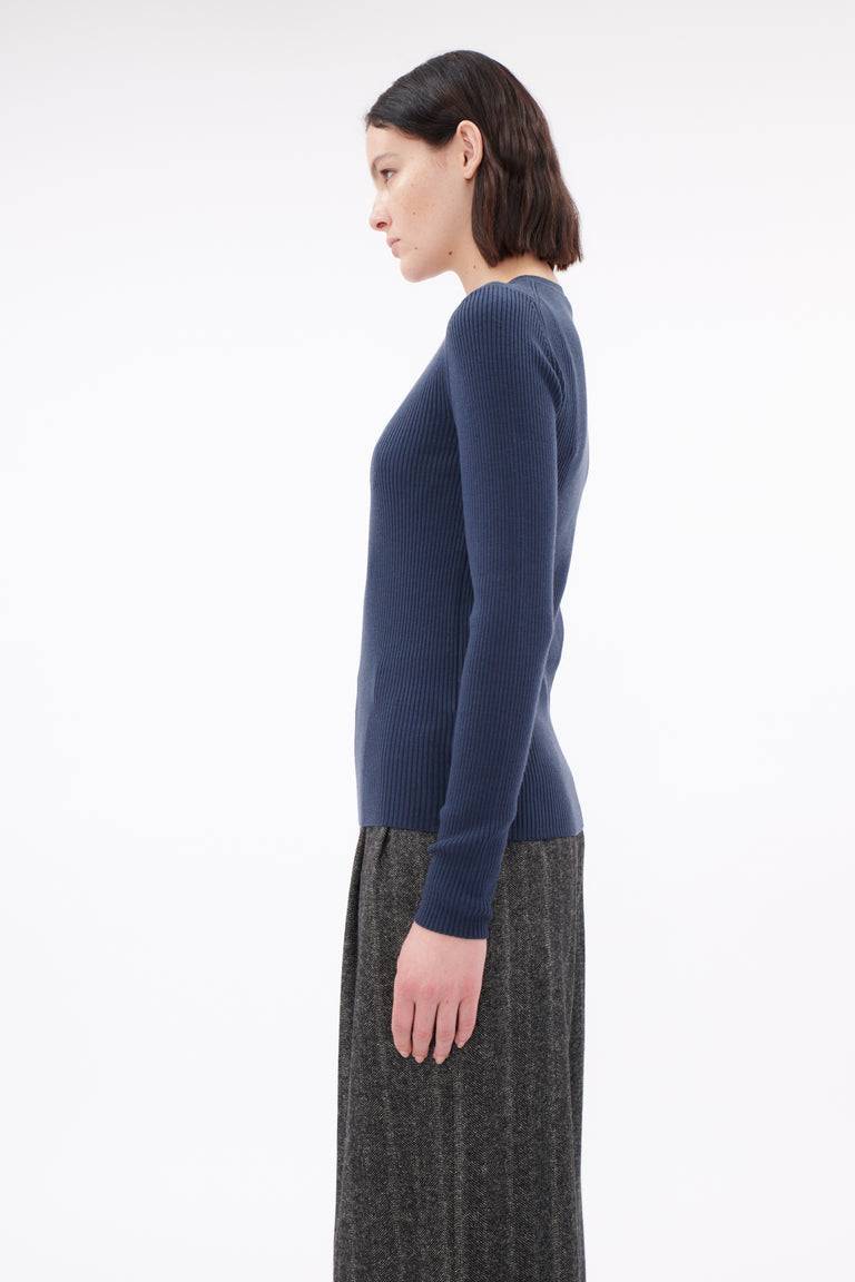Odeeh Merino Extrafine Pullover, Steel Günstiger Verkauf