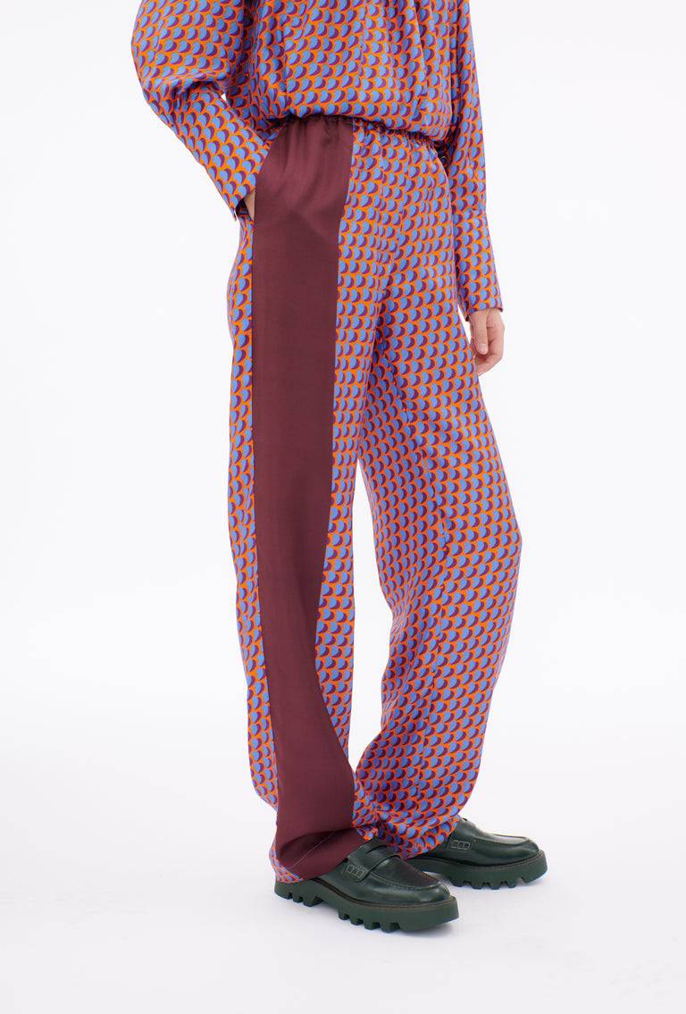 Odeeh Baisers Silk Twill Hose, Cobalt Angebote