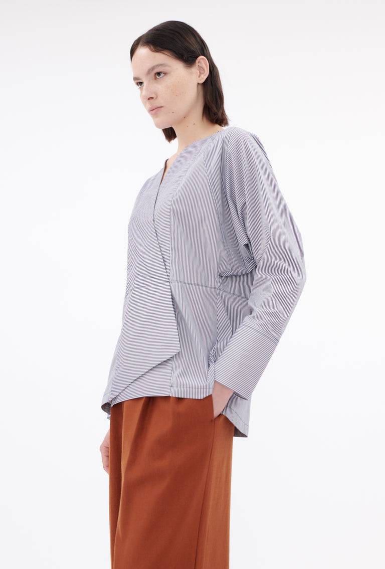 Odeeh Stripes Bluse, Navy White Hotsell