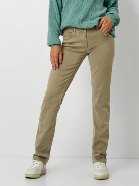 TONI Fashion Style »Perfect Shape« taupe Slim-Fit Jeans mit Shapingeffekt im Angebot