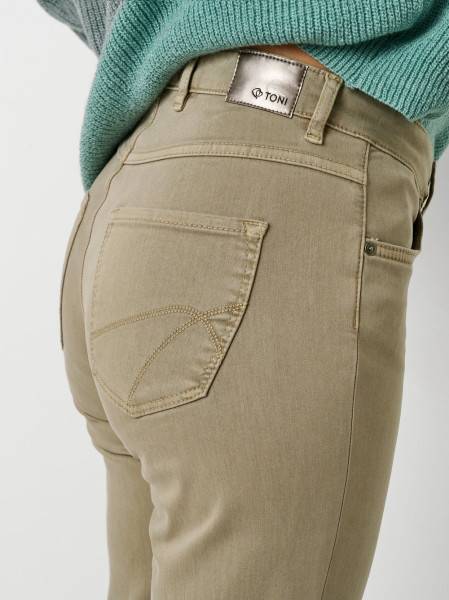 TONI Fashion Style »Perfect Shape« taupe Slim-Fit Jeans mit Shapingeffekt im Angebot