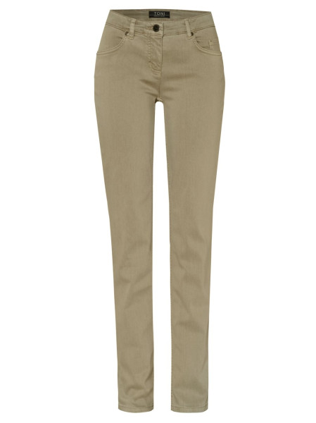 TONI Fashion Style »Perfect Shape« taupe Slim-Fit Jeans mit Shapingeffekt im Angebot