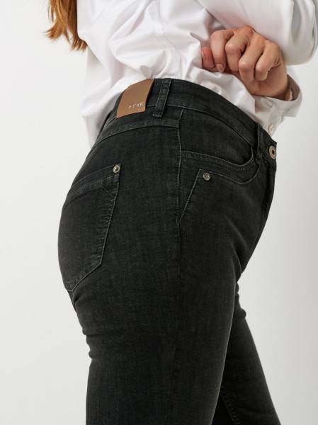 TONI Fashion Style »be loved« dark grey Slim-Fit Jeans mit hohem Bund Sonderangebot der Fabrik