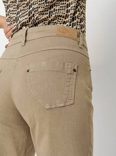 TONI Fashion Style »Honey« taupe Entspannte, gefärbte Jeans Meist gekauft