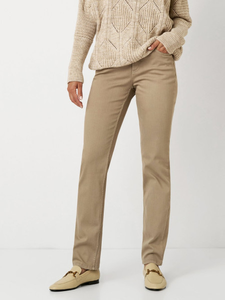 TONI Fashion Style »Liv« taupe Gefärbte Regular-Fit Jeans Auslauf