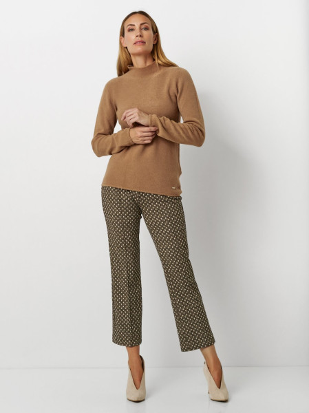 TONI Fashion Style »Helene« brown Feinstrick-Pulli mit Turtleneck im Angebot