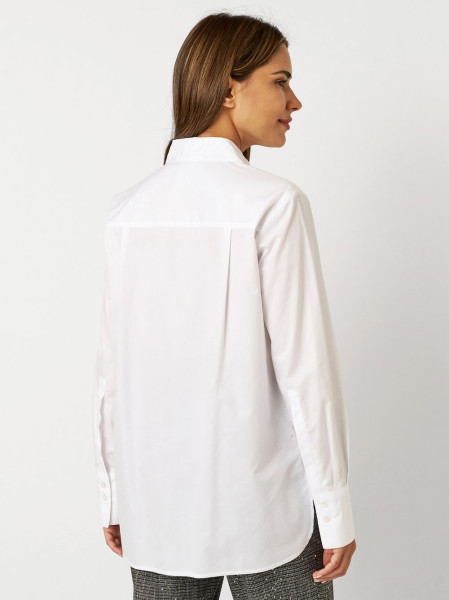 TONI Fashion Style »Alma« white Weiße Hemdbluse Schlussverkauf