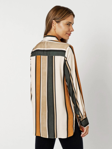TONI Fashion Style »Coco« multicolour camel Zarte Streifenbluse Fabrikverkauf
