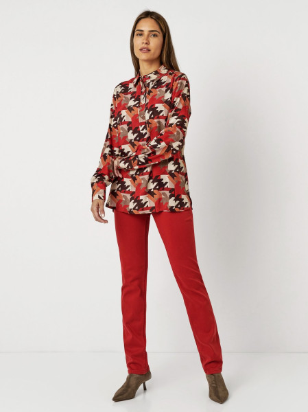 TONI Fashion Style »Celina« multicolour red Bluse mit Hahnentritt Outlet