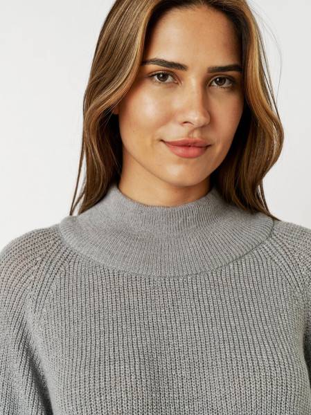 TONI Fashion Style »Insa« grey Strickpulli mit Stehkragen Angebote