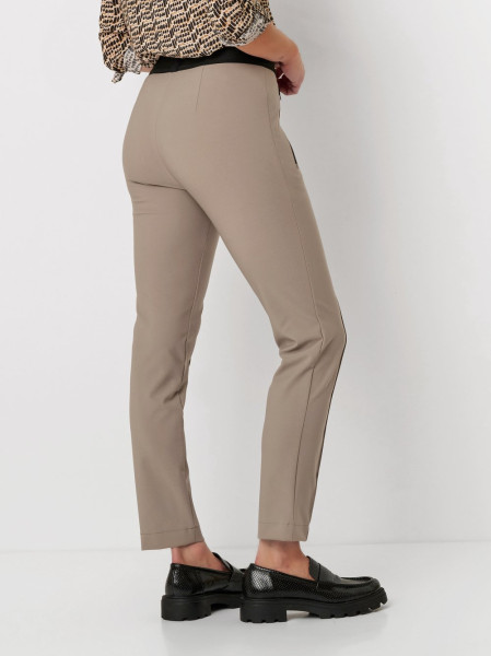 TONI Fashion Style »Jenny« taupe Schmale Businesshose mit Gummizug Meist gekauft