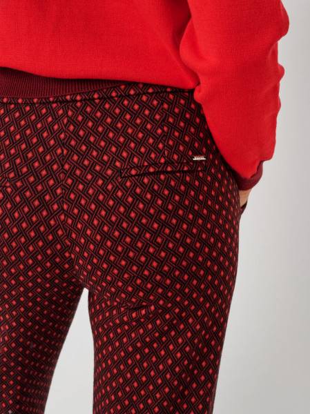 TONI Fashion Style »Jenny« red Gemusterte Wide Leg Hotsell