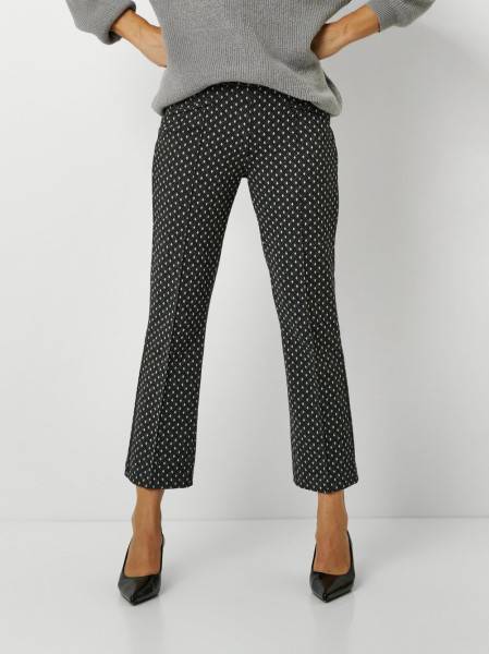 TONI Fashion Style »Jenny« grey/black Gemusterte 7/8-Hose Schlussverkauf