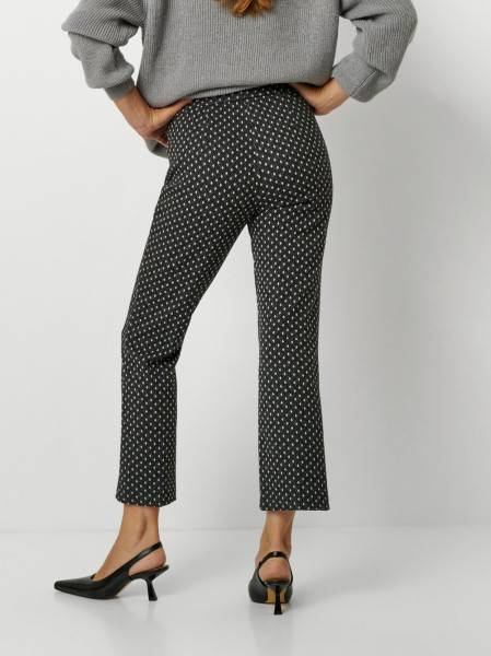 TONI Fashion Style »Jenny« grey/black Gemusterte 7/8-Hose Schlussverkauf