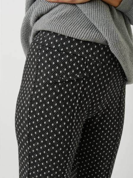 TONI Fashion Style »Jenny« grey/black Gemusterte 7/8-Hose Schlussverkauf