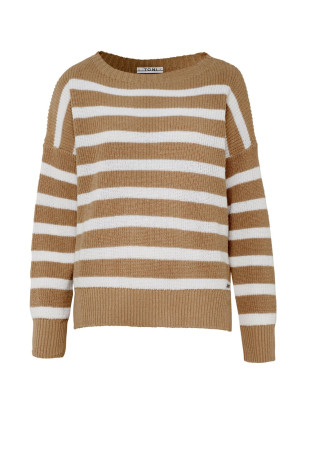 TONI Fashion Style »Inola« camel Lässiger Streifenpulli Online