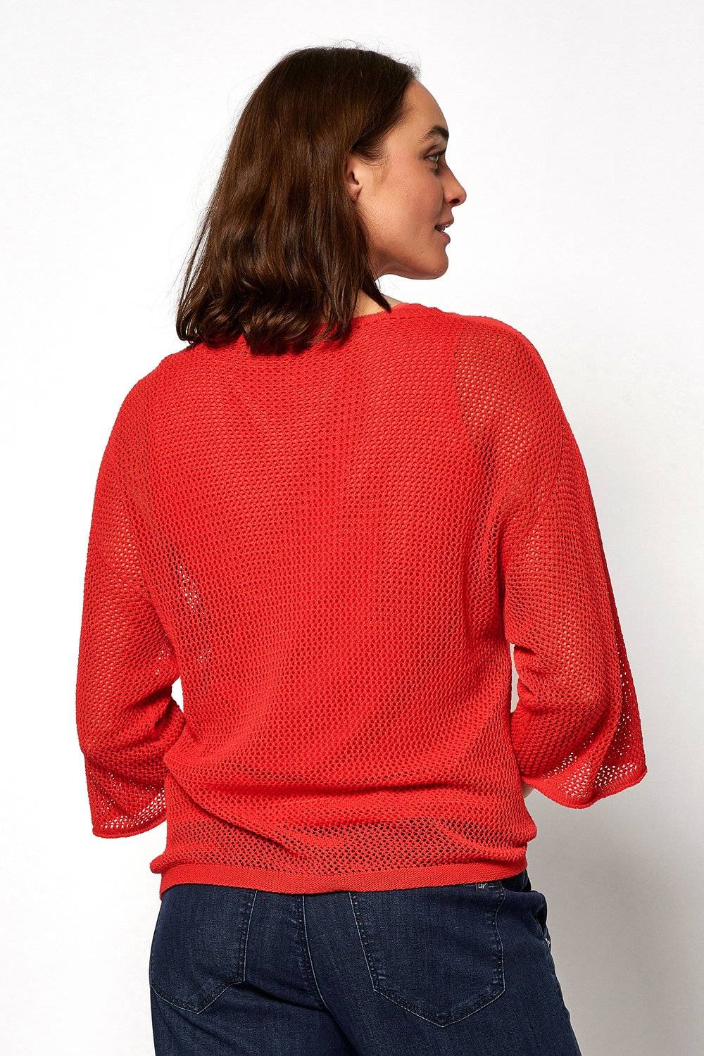 TONI Fashion Style »Gerda« red Gehäkelter Sommerpulli Outlet