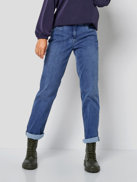 TONI Fashion Style »Honey« blue used Entspannte Basic-Jeans Angebote