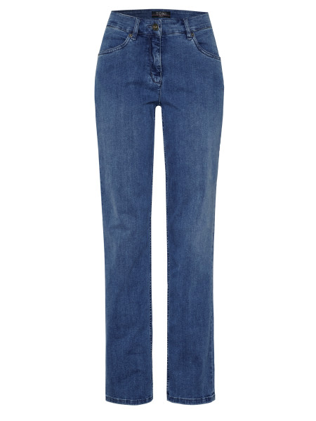 TONI Fashion Style »Honey« blue used Entspannte Basic-Jeans Angebote