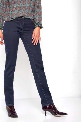 TONI Fashion Style »Perfect Shape« dark blue Dunkle Basic-Shapingjeans im Angebot