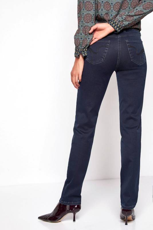 TONI Fashion Style »Perfect Shape« dark blue Dunkle Basic-Shapingjeans im Angebot