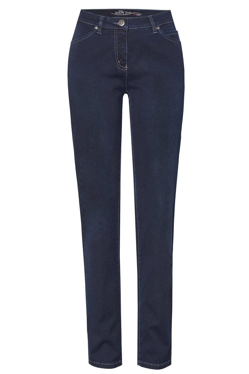 TONI Fashion Style »Perfect Shape« dark blue Dunkle Basic-Shapingjeans im Angebot
