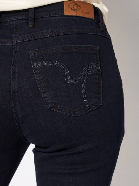 TONI Fashion Style »Perfect Shape« dark blue Jeans mit Shapingeffekt Schlussverkauf