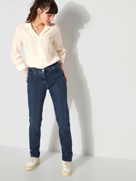 TONI Fashion Style »Perfect Shape« mid blue used Jeans mit Shapingeffekt Günstiger Verkauf