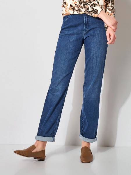 TONI Fashion Style »Liv« mid blue used Regular-Fit Jeans Fabrikverkauf