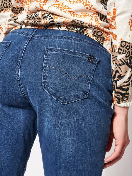 TONI Fashion Style »Liv« mid blue used Regular-Fit Jeans Fabrikverkauf