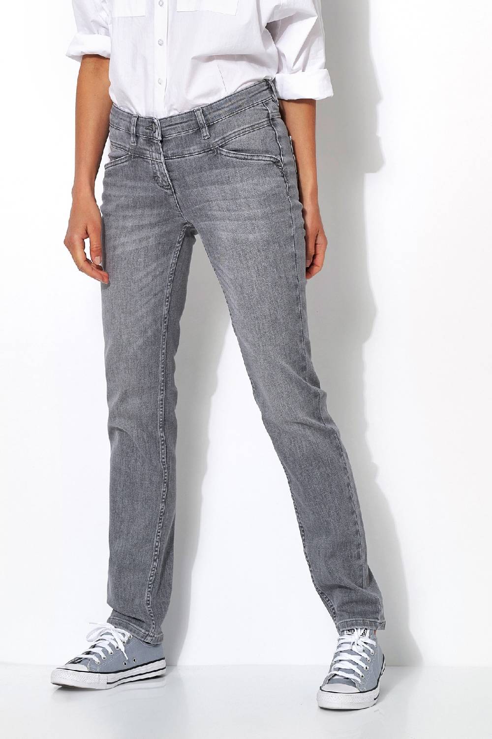 TONI Fashion Style »Perfect Shape« grey used Authentische Shapingjeans Osterangebot