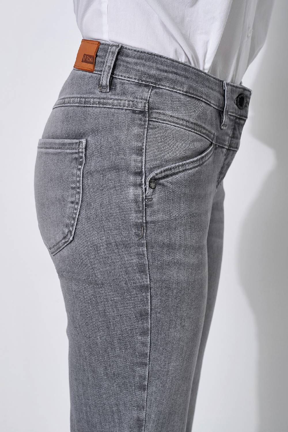 TONI Fashion Style »Perfect Shape« grey used Authentische Shapingjeans Osterangebot