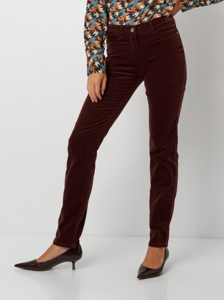 TONI Fashion Style »be loved« dark red Cordhose mit hohem Bund Auslauf