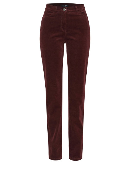 TONI Fashion Style »be loved« dark red Cordhose mit hohem Bund Auslauf