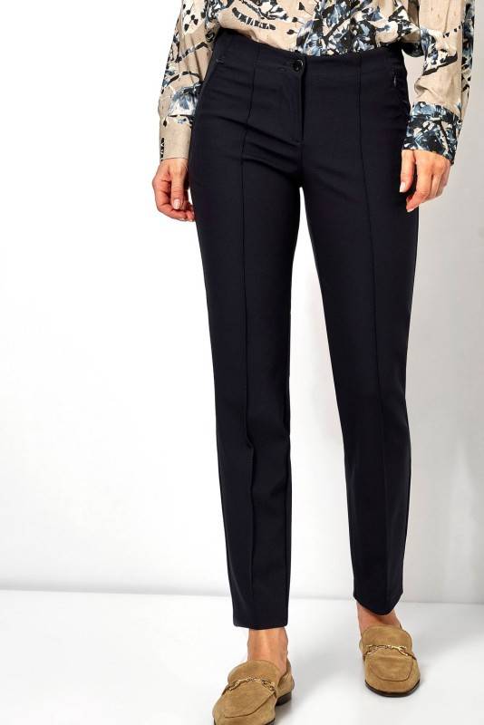 TONI Fashion Style »Alessa« dark blue Businesshose aus Techno-Stretch Auslauf