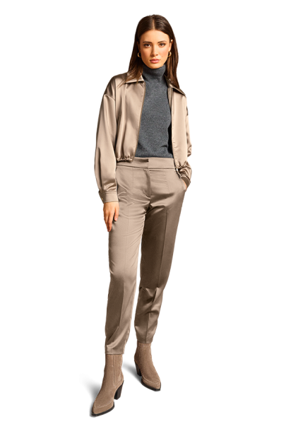 Riani SLIMT-FIT-HOSE AUS COUTURE SATIN Auslauf