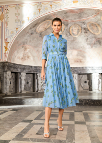Riani HEMDBLUSENKLEID MIT BLUMENPRINT Fabrikverkauf