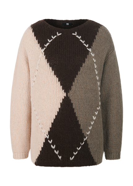 Riani PULLOVER MIT RAUTENMUSTER Schlussverkauf