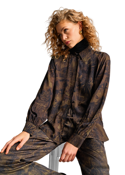 Riani BLUSE MIT BOTANICAL PRINT Blitzverkäufe