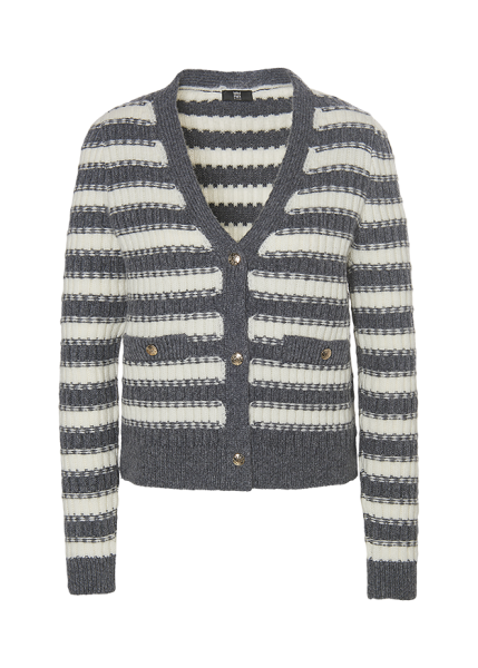 Riani GESTREIFTER CARDIGAN AUS COSY KNIT Angebote
